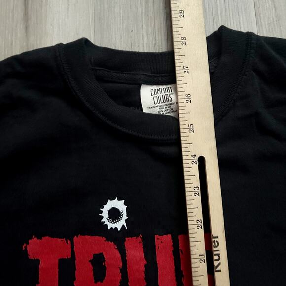 TRUE ROMANCE Rucking Fotten Vintage Style 30th Anniversary Lmtd Print Shirt Sz M - Picture 9 of 9